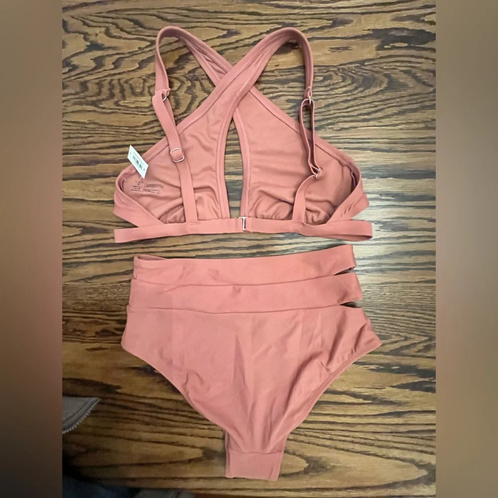 NWT Adore Me Demi Contour Pink Bikini Set, S/M